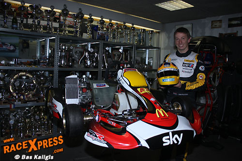 Joey van Splunteren met Team VDP in EK Rotax Max